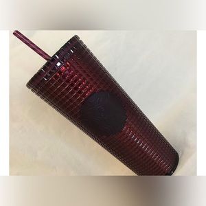 Starbucks Maroon Studded Tumbler
